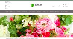 Desktop Screenshot of hillsflorist.com